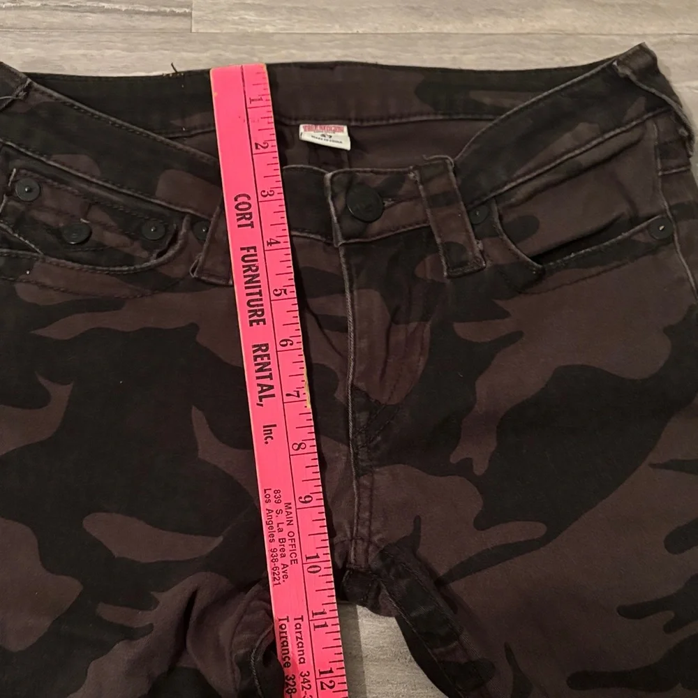 True Religion Dark Camouflage Skinny Jeans